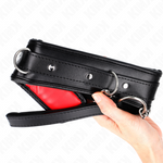 Kink - Collar con esponja de piel sintética, modelo 3, ajustable, 37-54 cm x 3 cm