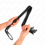 Kink - Chicote com Cabo Texturado Preto 48,5 cm
