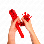 Kink - Chicote Com Cabo Texturado Vermelho 48,5 cm