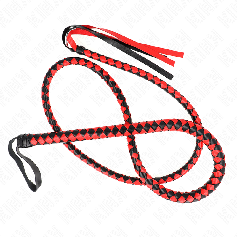 Kink - Chicote de Serpente Longo Vermelho 210 cm