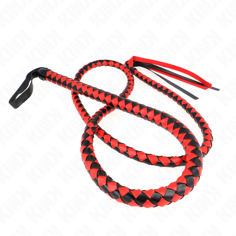 Kink - Chicote de Serpente Longo Vermelho 210 cm