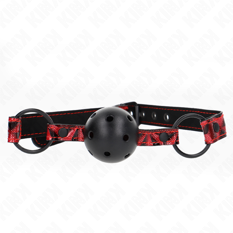 Kink - Bola Estándar Diamante 4,5 cm Mordaza Modelo 2 64,5 cm Ajustable 42-60 cm