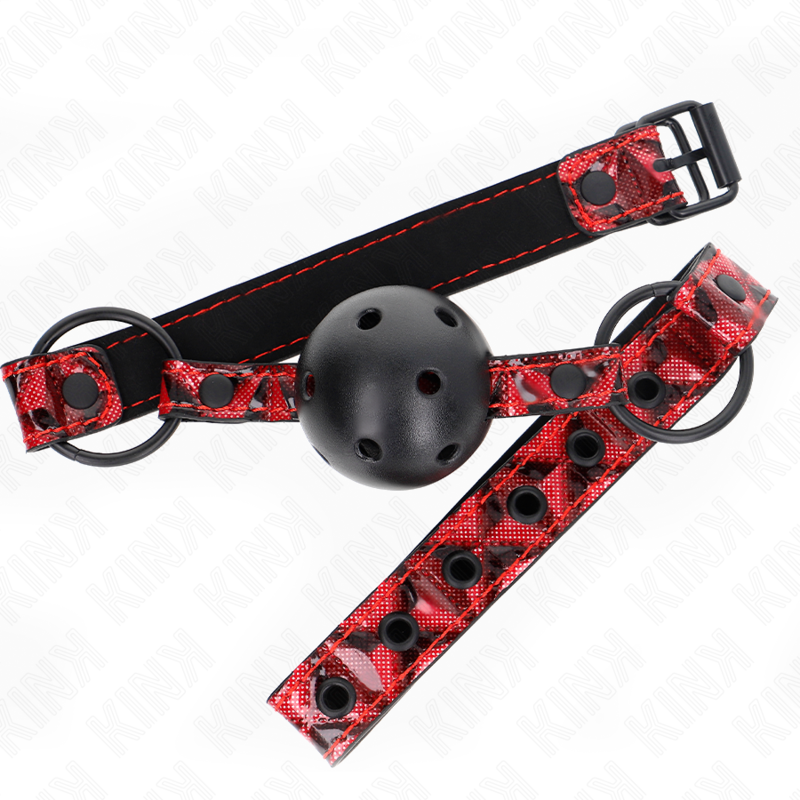 Kink - Bola Estándar Diamante 4,5 cm Mordaza Modelo 2 64,5 cm Ajustable 42-60 cm
