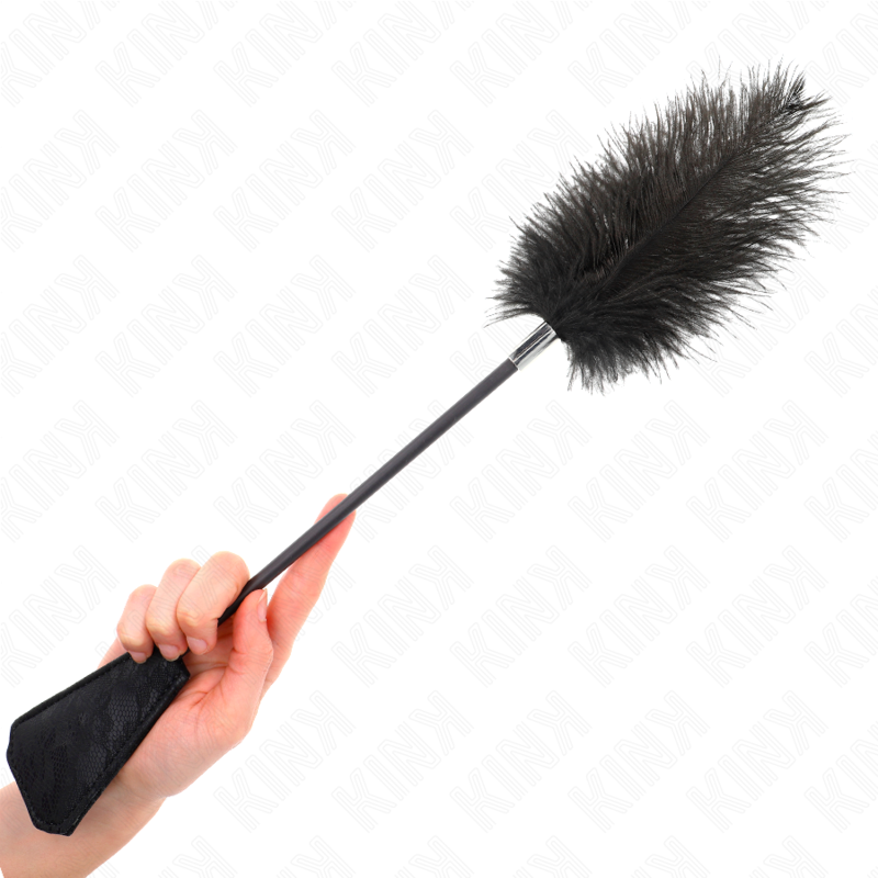 Kink - Penas de Avestruz Para Cócegas Com Palete de Renda 56 cm