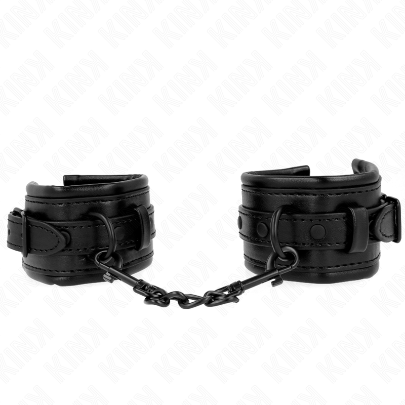 Kink - Puños Negros Ajustables 20-30 cm X 6 cm