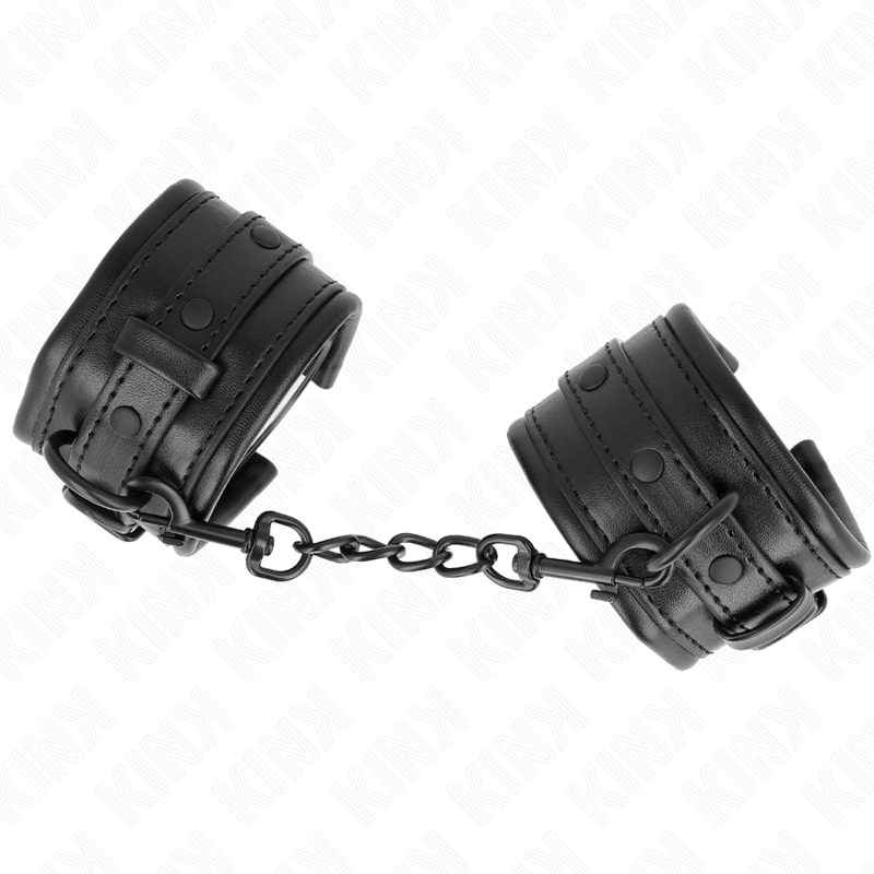 Kink - Puños Negros Ajustables 20-30 cm X 6 cm