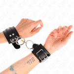 Kink - Retenções de Pulso Bloqueadas O-Ring Preto Ajustáveis 20-28 cm X 5,5 cm