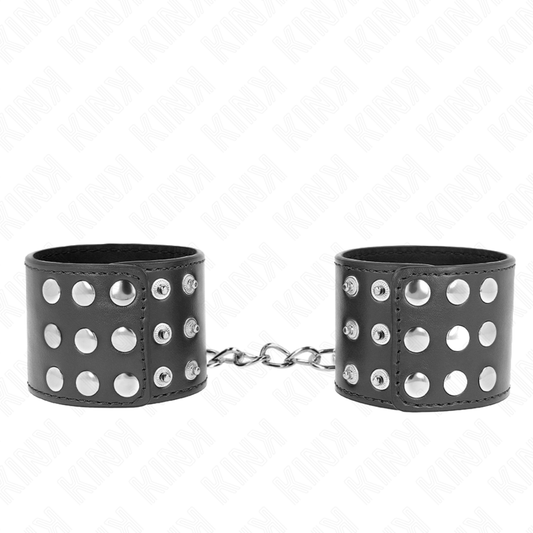 Kink - Pulso Com Snap Fasten Preto Ajustável 19-24 cm X 5,5 cm