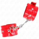 Kink - Puños de mano brillantes ajustables rojos de 23-33 cm