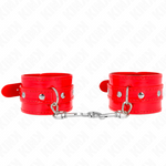 Kink - Puños de mano brillantes ajustables rojos de 23-33 cm