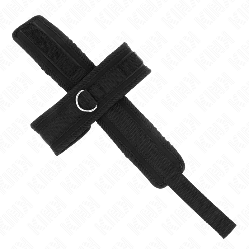 Kink - Puños cruzados negros 34 X 5,5 cm