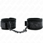 Kink - Punhos Cobertos de Renda Escura Neoprene Ajustável Preto 20-29 cm X 5 cm