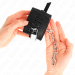 Kink - Remoções de Pulso Com Bloqueio Deluxe Preto Ajustáveis 14,5-21 cm X 6 cm