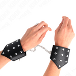 Kink - Pulseras Estilo Punto Negro Con Cadena Ajustable ??17-23 cm X 8,5 cm