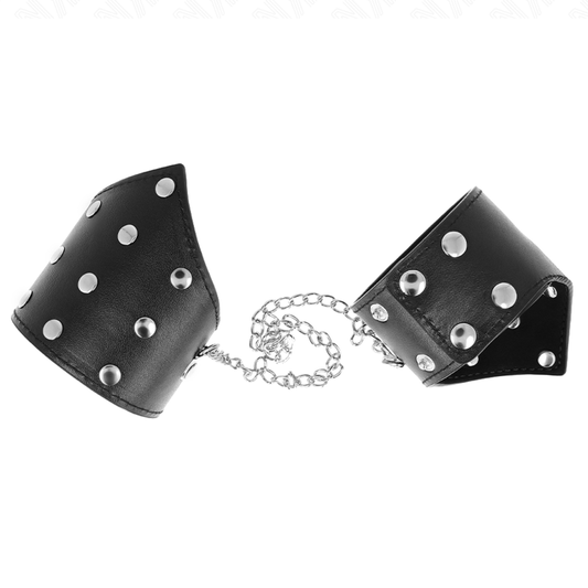 Kink - Pulseiras Estilo Ponto Preto Com Corrente Ajustável ??17-23 cm X 8,5 cm