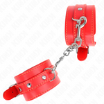 Kink - Muñequera Fina Roja Ajustable 21-33 cm