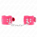 Kink - Punhos Raspberry Rose Com Forro Raspberry Rose Ajustável 20-28 cm X 5,5 cm