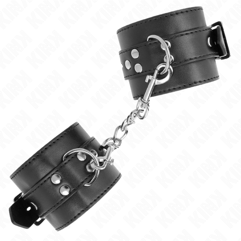 Kink - Pulsera negra con cinturón negro ajustable 17-28 cm X 6 cm