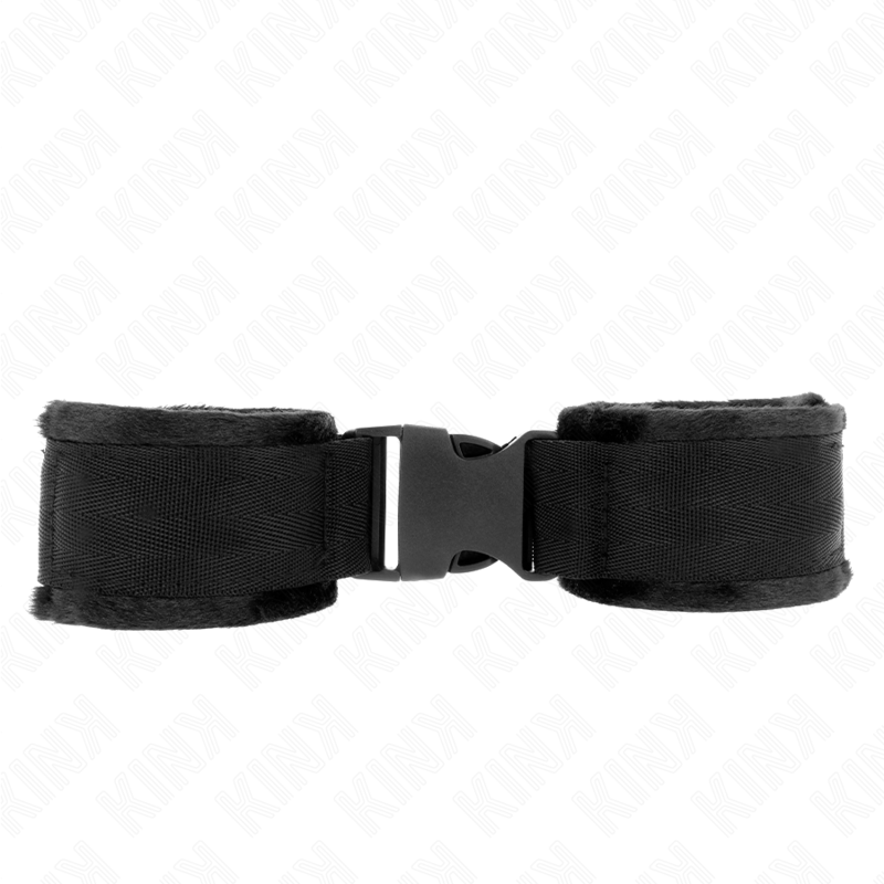 Kink - Retenciones de Muñeca Nailon Bind Hook&Loop Rojo-Negro Modelo 1 Ajustable 25-35 cm X 6 cm
