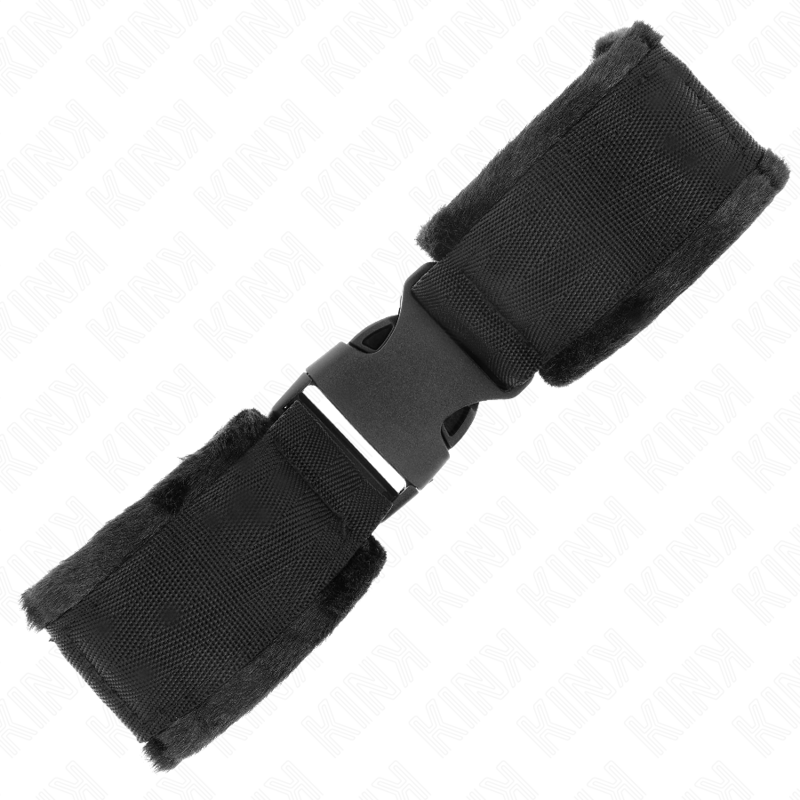 Kink - Retenciones de Muñeca Nailon Bind Hook&Loop Rojo-Negro Modelo 1 Ajustable 25-35 cm X 6 cm