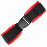 Kink - Sujeciones de Pulso Nylon Bind Hook&Loop Negro Modelo 1 Ajustable 25-35 cm X 6 cm