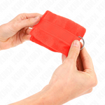 Kink - Algemas de Pele Iniciante Vermelho 30 X 7 cm