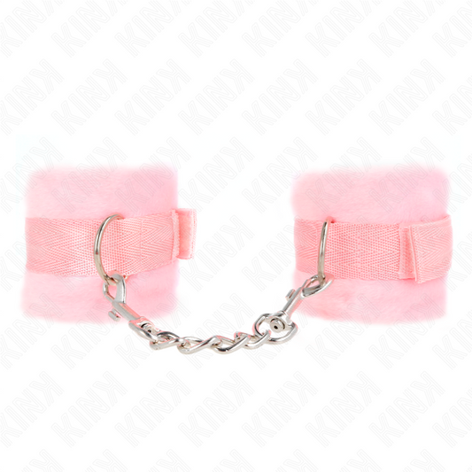 Kink - Algemas de Pele Iniciante Rosa 30 X 7 cm