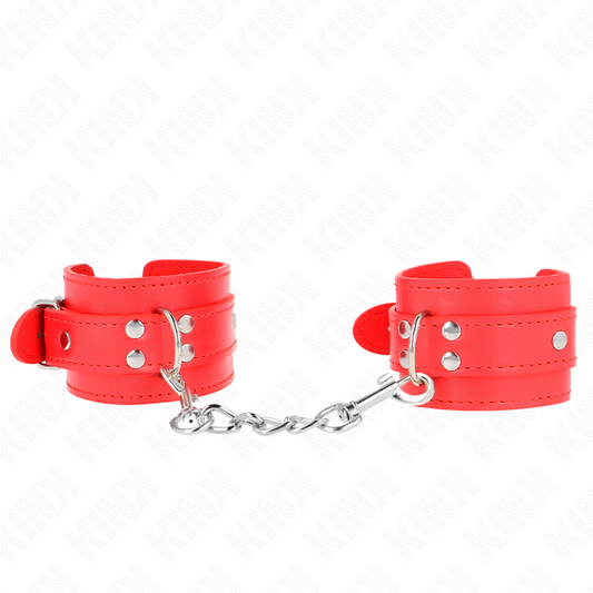 Kink - Pulso Simples Vermelho Ajustável 20-23 cm X 5,5 cm