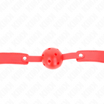 Kink - Bola Transpirable Roja 4,5 cm Mordaza 65 X 2,5 cm
