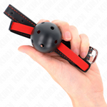 Kink - Boca Dura Oca 4,5 cm Mordaça Com Cinto Elástico 56 X 1,5 cm