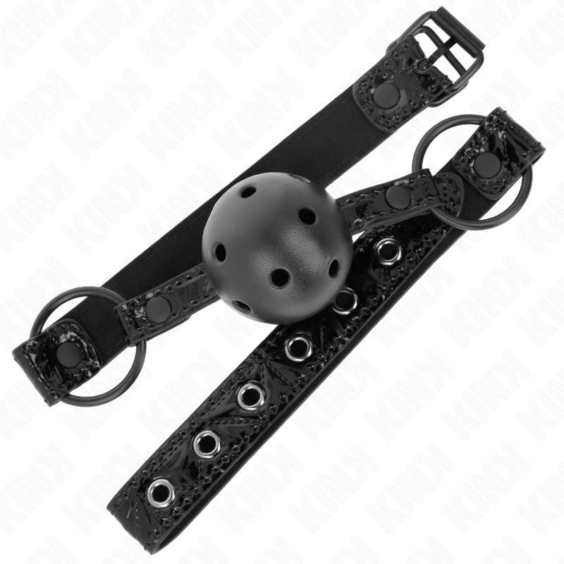 Kink - Bola Estándar Diamante 4,5 cm Gag Modelo 3 64,5 cm Ajustable 42-60 cm