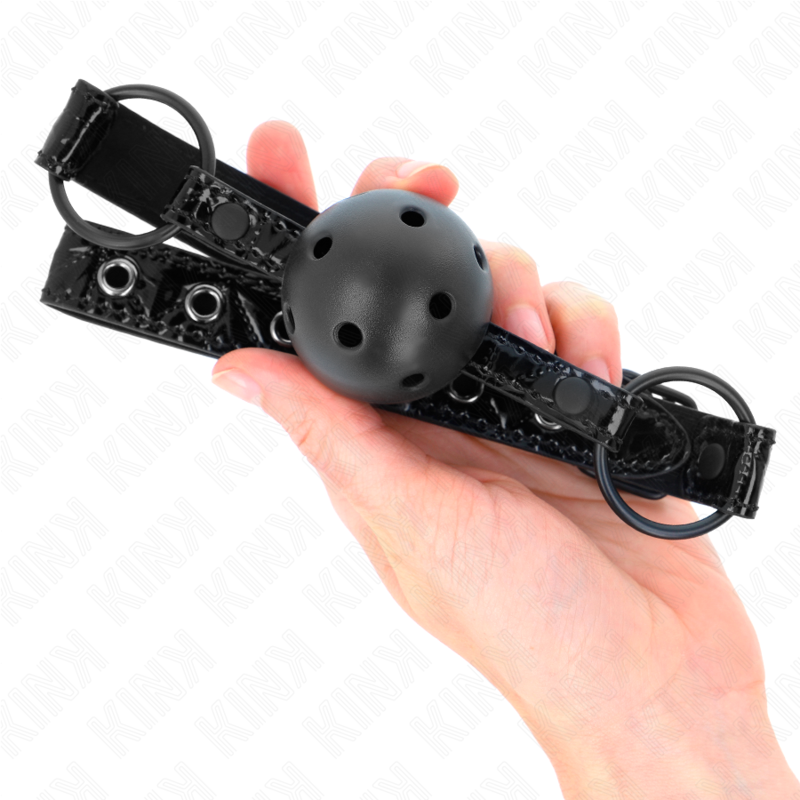 Kink - Bola Estándar Diamante 4,5 cm Gag Modelo 3 64,5 cm Ajustable 42-60 cm