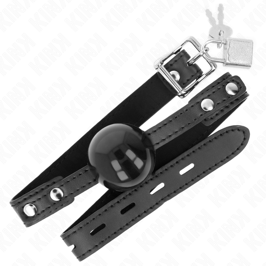 Kink - Bola Tpe Macia 4 cm Gag Modelo 3 60 X 2 cm Ajustável 37-52 cm
