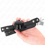 Kink - Bola TPE Suave 4 cm Mordaza Modelo 3 60 x 2 cm Ajustable 37-52 cm