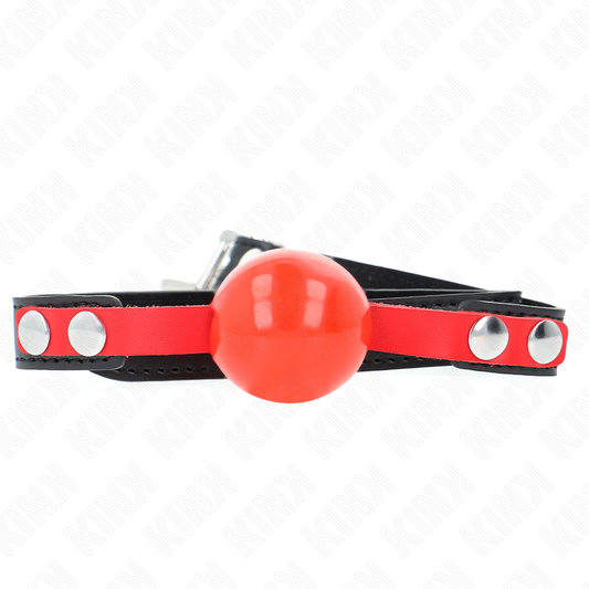 Kink - Bola Tpe Macia 4 cm Gag Modelo 4 60 X 2 cm Ajustável 37-52 cm