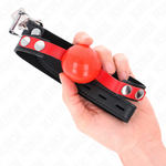 Kink - Bola TPE Suave 4 cm Mordaza Modelo 4 60 X 2 cm Ajustable 37-52 cm