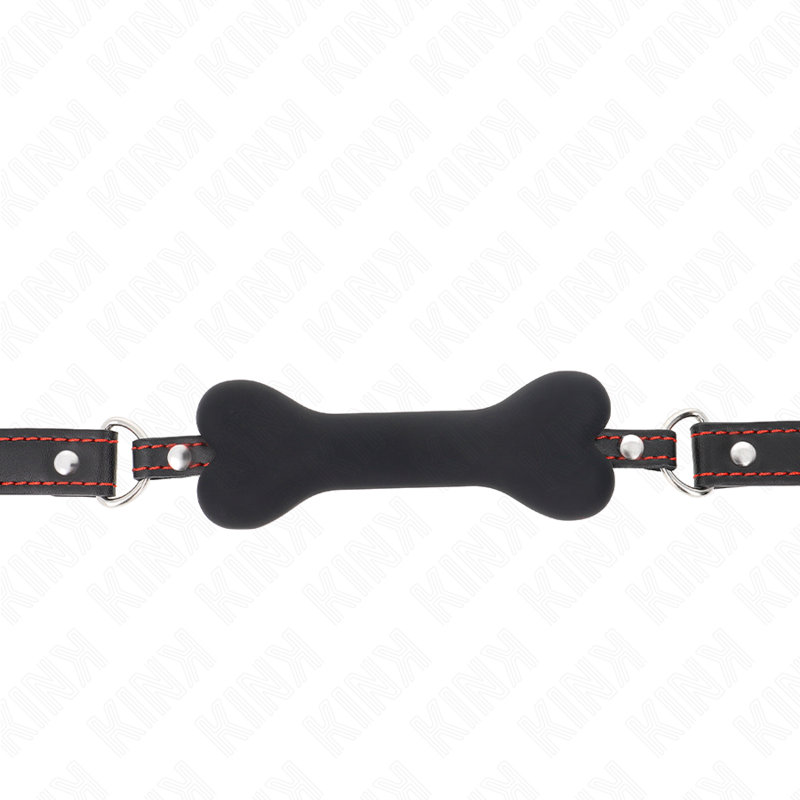 Kink - Osso Preto Mordaça 12 cm 63 X 2 cm