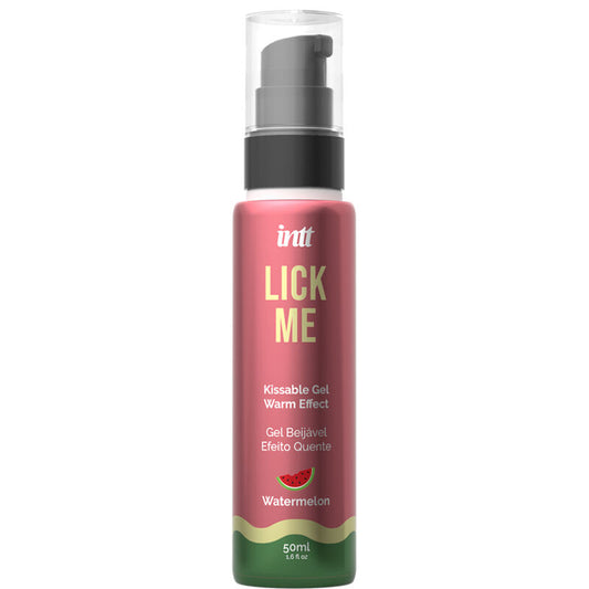 Intt - Gel Comestível Lick Me Watermelon Efeito Calor