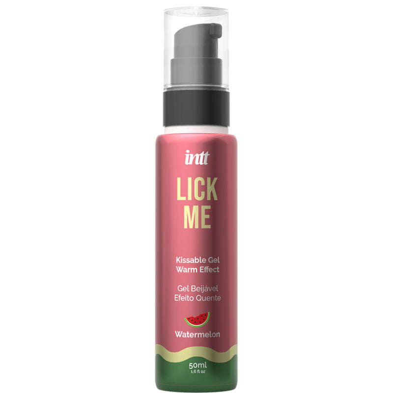 Intt - Gel Comestível Lick Me Watermelon Efeito Calor