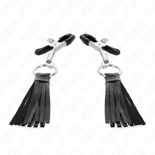 Kink - Pinças de Bolsa de Couro 6 cm