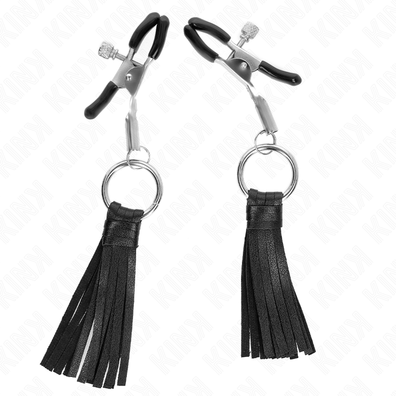 Kink - Pinças de Bolsa de Couro 6 cm