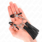 Kink - Pinças de Bolsa de Couro 6 cm