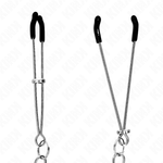 Kink - Pinças Finas Com Corrente Grossa 30 cm