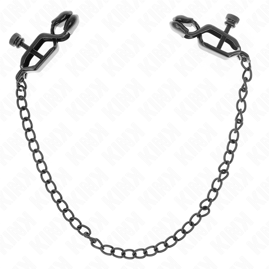 Kink - Pinças de Corrente Plana Pretas 30 cm