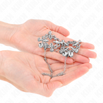 Kink - Pinças de Flor de Metal Com Corrente