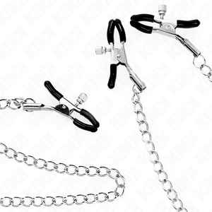 Kink - Pinças Triplas para Bicos e Clitóris com Corrente Modelo 0