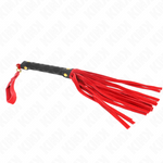Kink - Mini látigo de ante rojo 30 cm