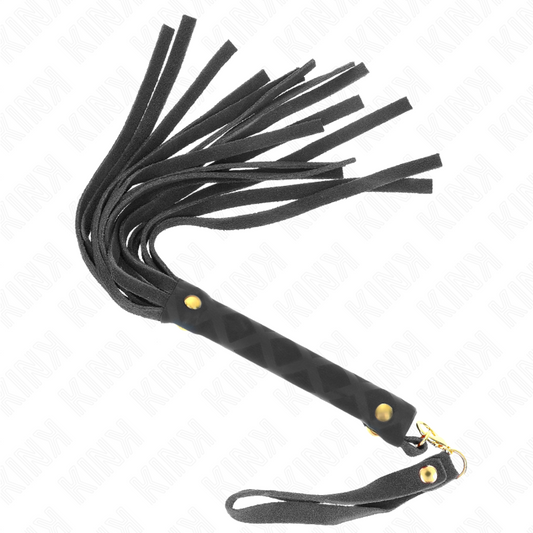 Kink - Mini Chicote de Camurça Preta 30 cm