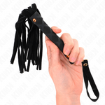 Kink - Minilátigo de Gamuza Negra 30 cm