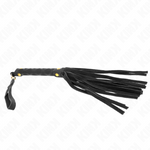 Kink - Minilátigo de Gamuza Negra 30 cm